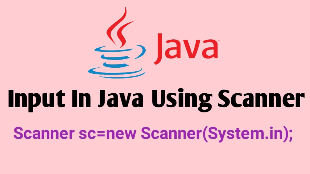How to take input in java using scanner class